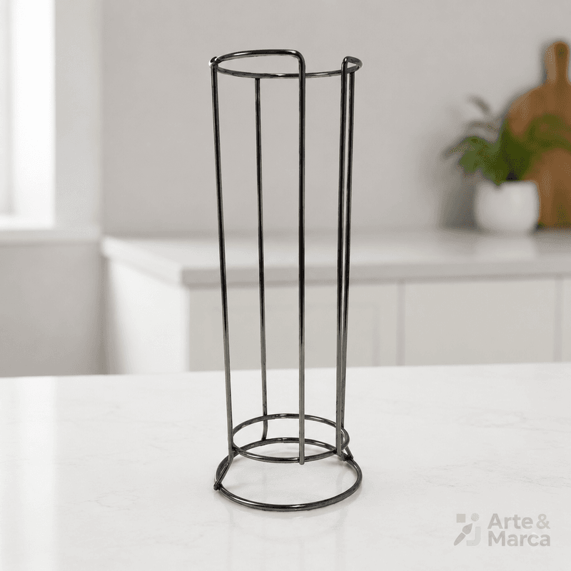 Suporte aramado em Aço para 4 Xícaras de 150ml