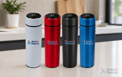 Garrafa Térmica c/ Sensor de Temperatura Frio/quente 500ml